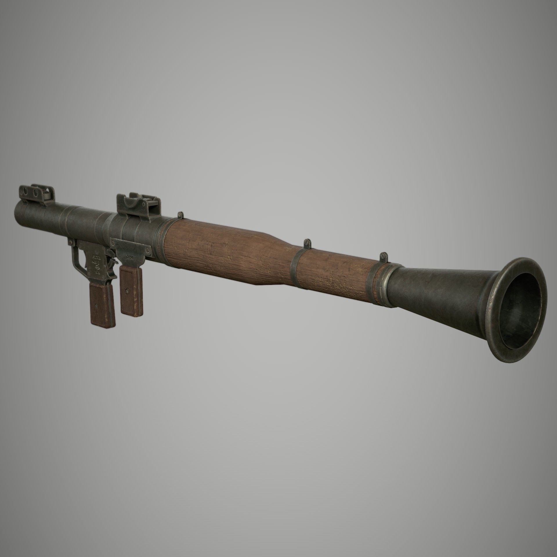 RPG 7 Launcher Low-poly 3D model_10