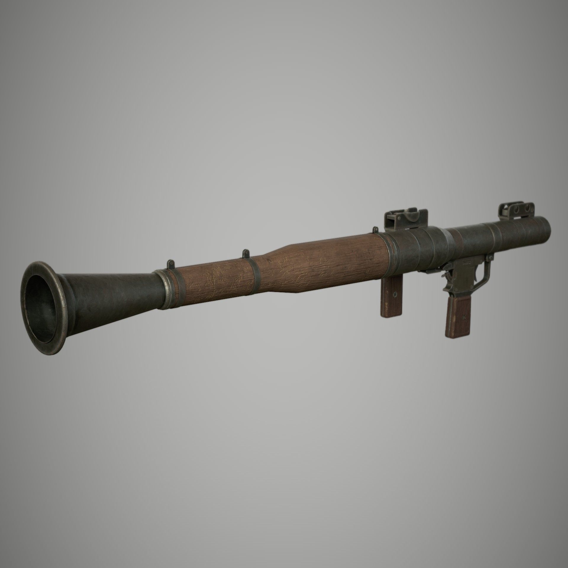 RPG 7 Launcher Low-poly 3D model_11