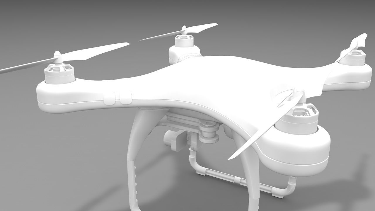 Phantom X Drone 3D model CGTrader