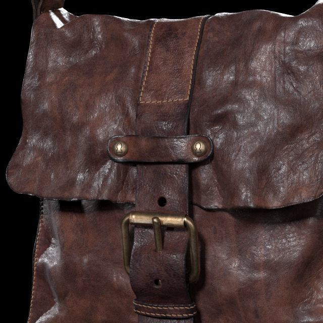 Campomaggi Lavata shoulder bag 3D model_3