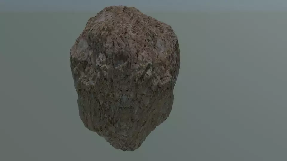 ROCK STONE Free low-poly 3D model_0