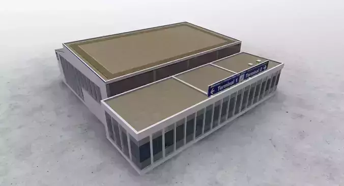 LFMN DHL Storage Low-poly 3D model