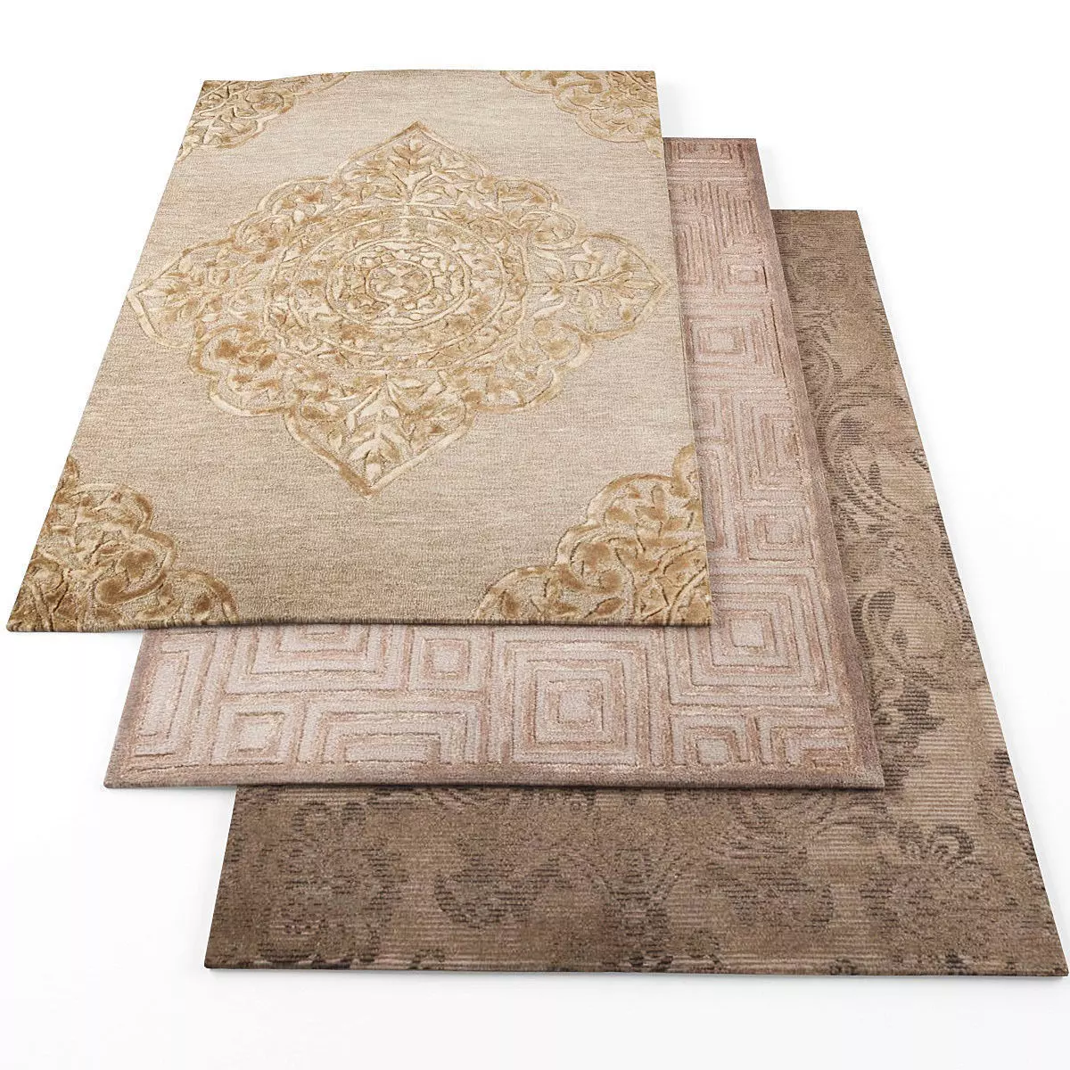 Signature Design by Ashley rugs1 Low-poly 3D model_0