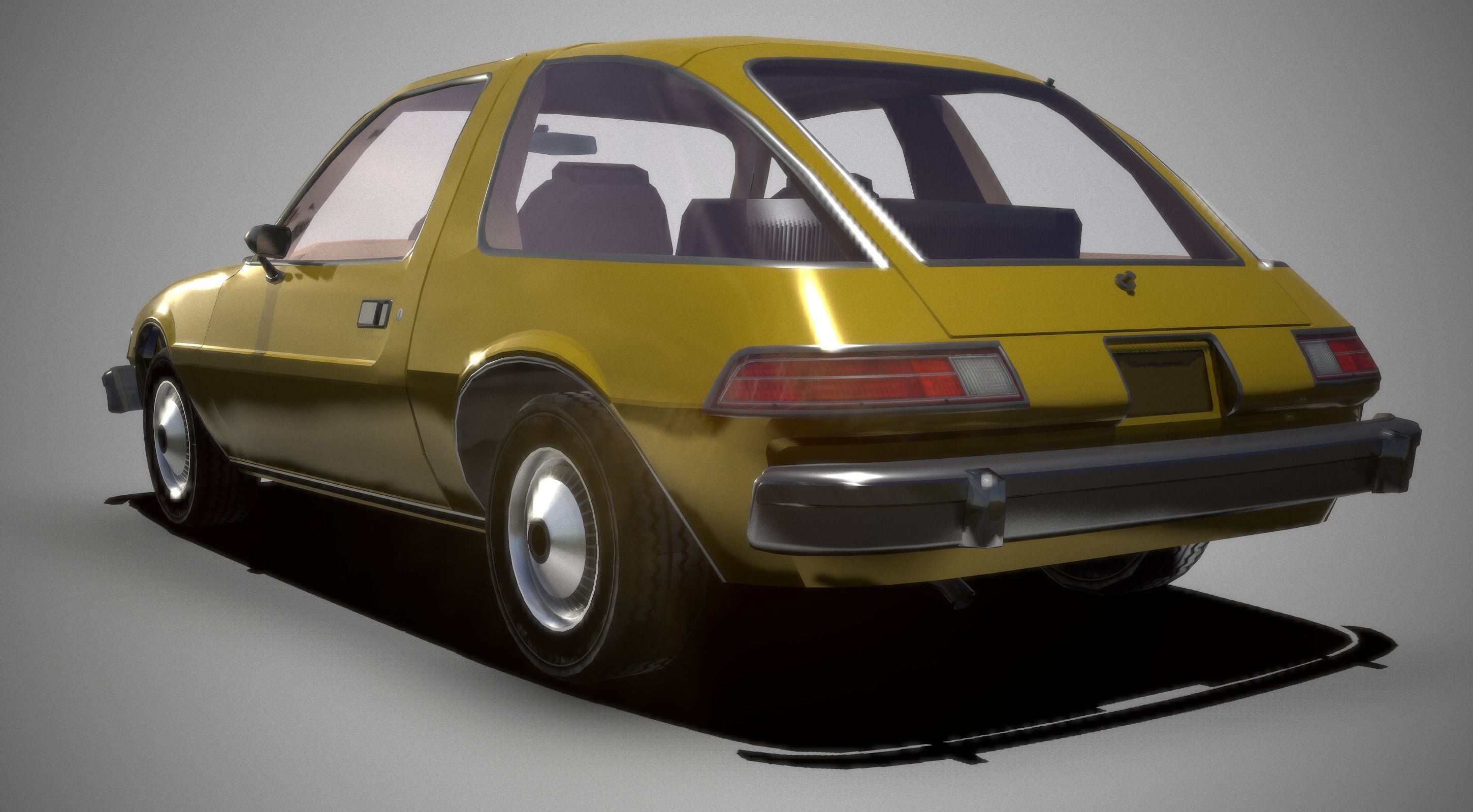 AMC Pacer Low-poly 3D model_4