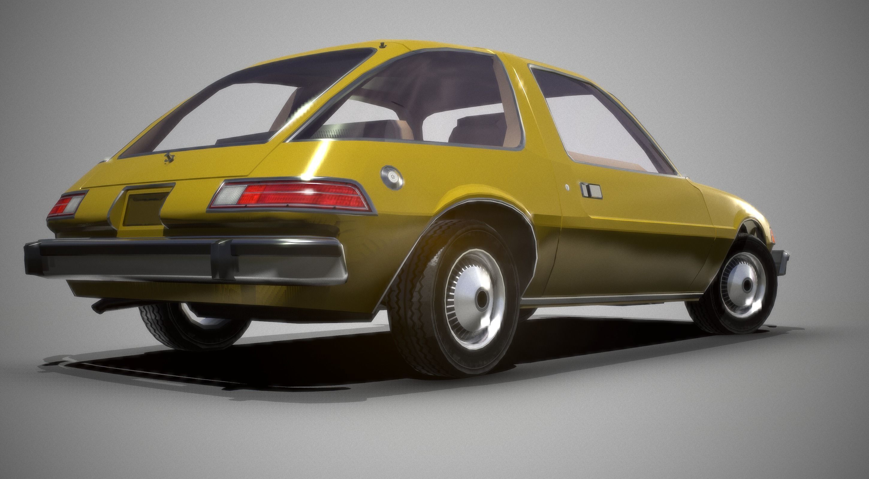 AMC Pacer Low-poly 3D model_3