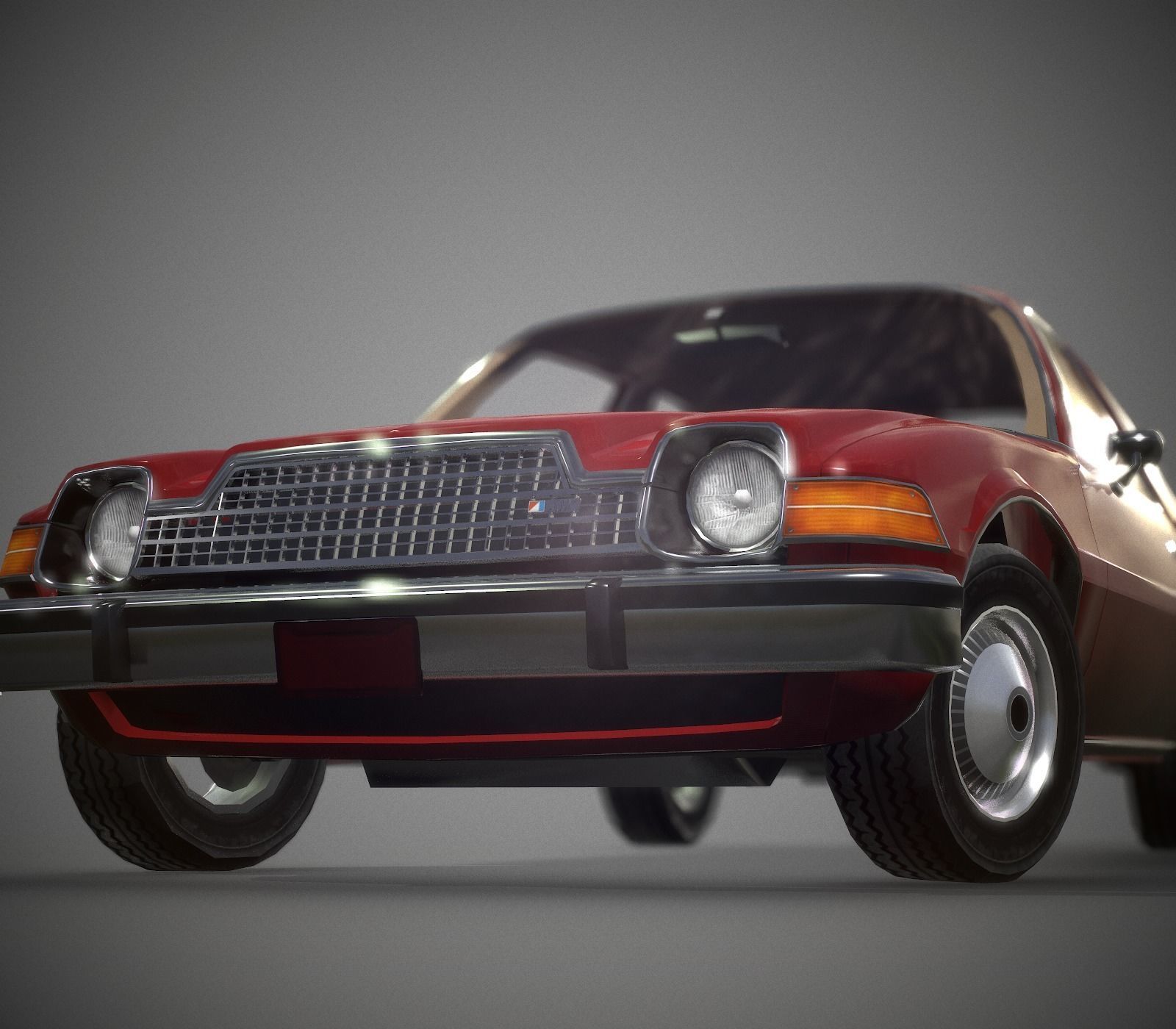 AMC Pacer Low-poly 3D model_1