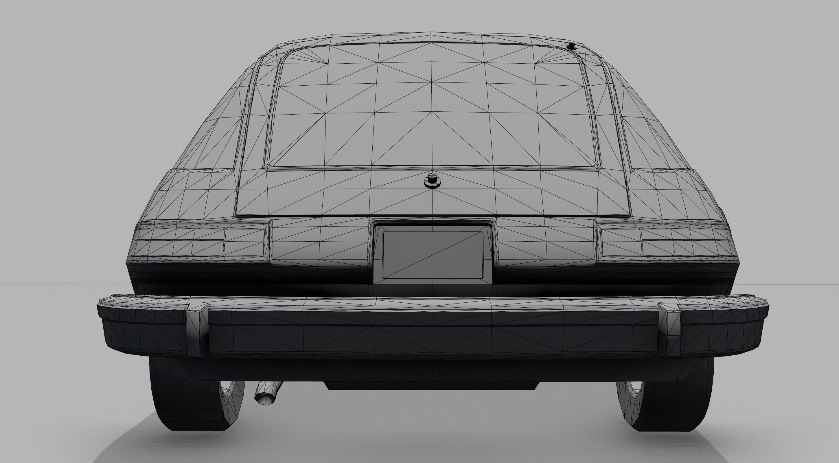 AMC Pacer Low-poly 3D model_7