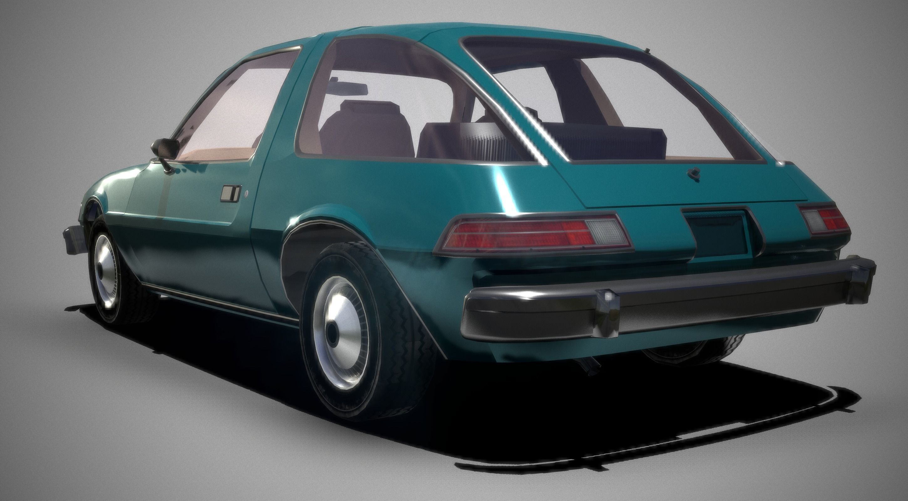 AMC Pacer Low-poly 3D model_6