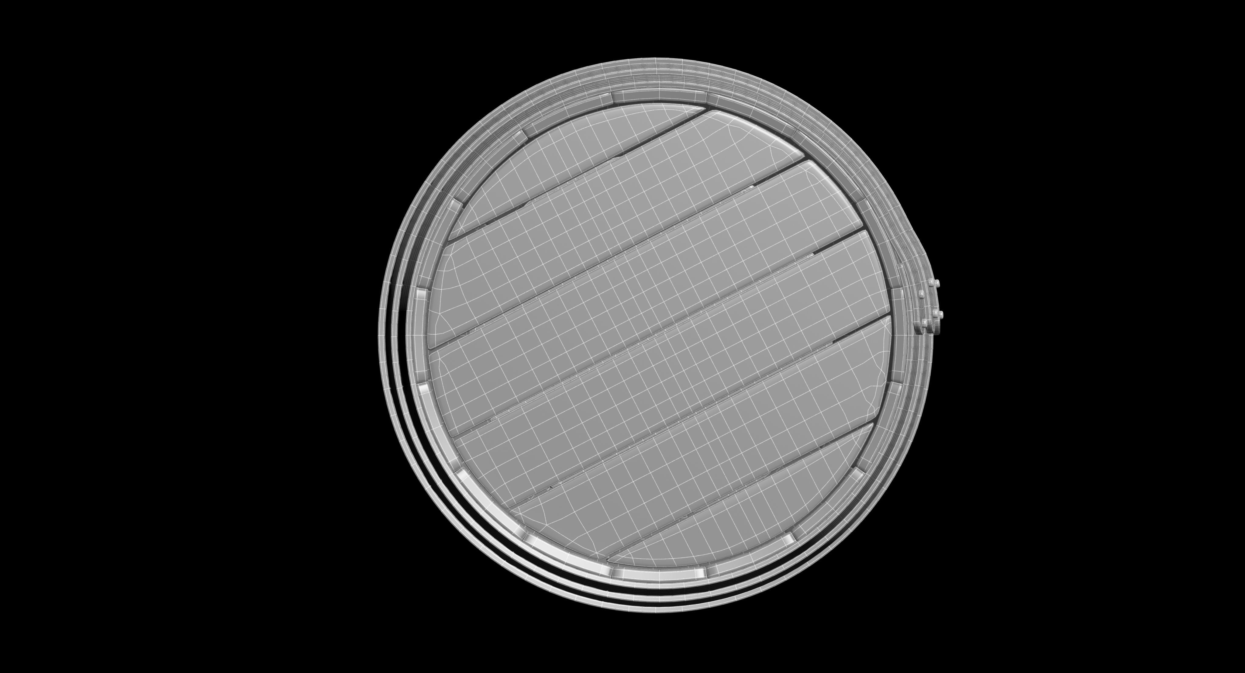 Wooden Barrel 3D model 3D model_8