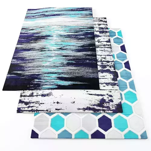 Metropolis Rug Low-poly 3D model