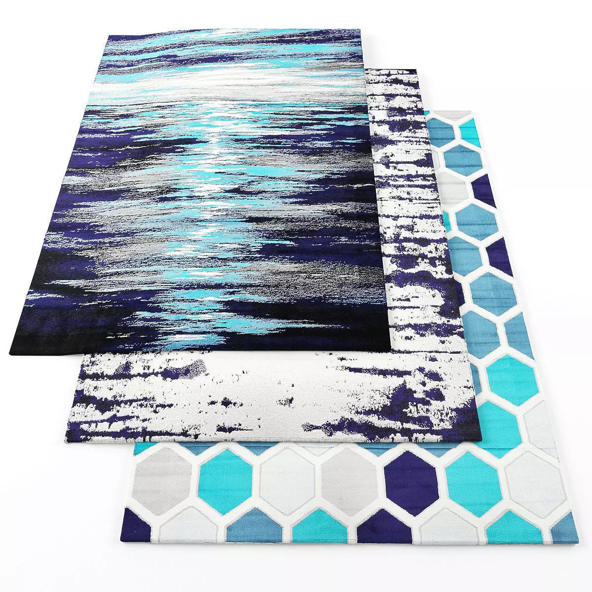 Metropolis Rug Low-poly 3D model_0