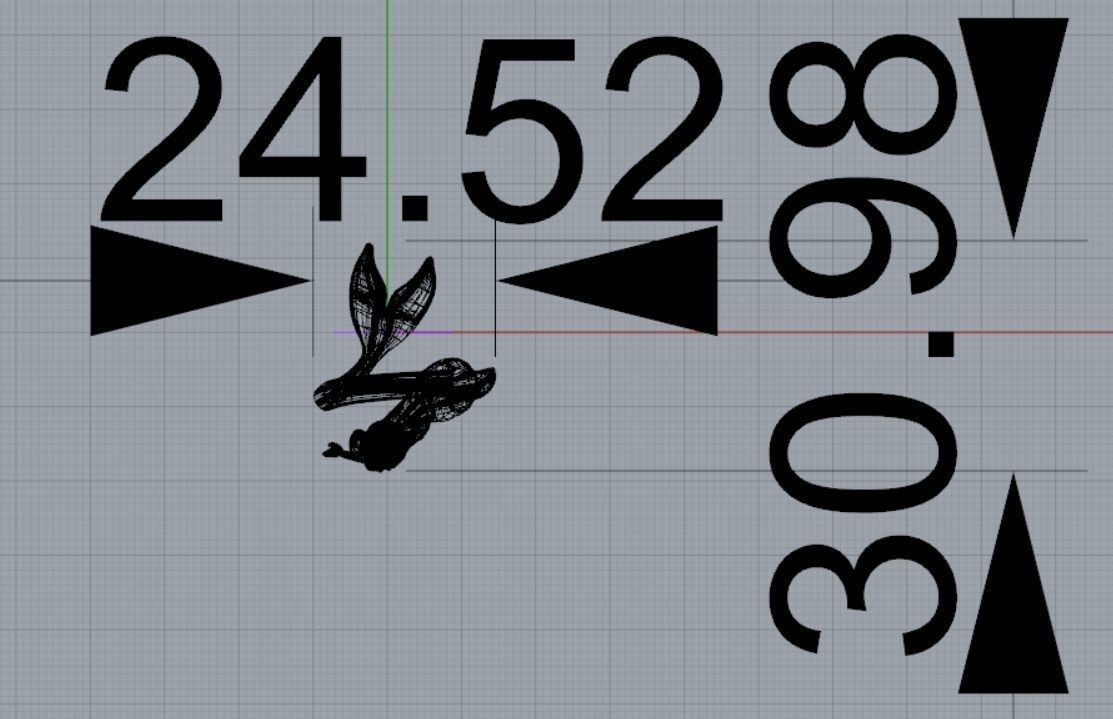 Princess Mermaid ring without stones 16 size 3D print model_2