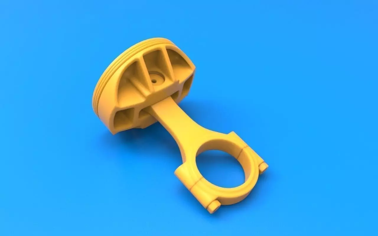 3D Printable Piston Assembly 3D print model