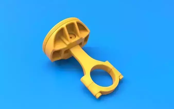 3D Printable Piston Assembly 3D print model