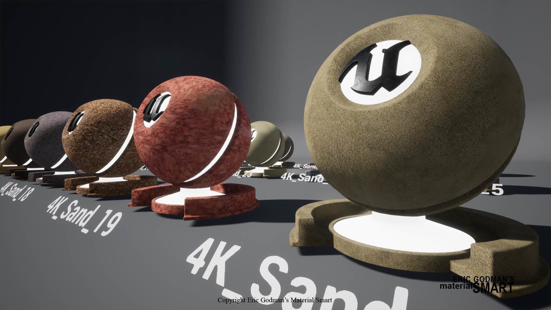 Sand World Aligned Materials 3D model_14