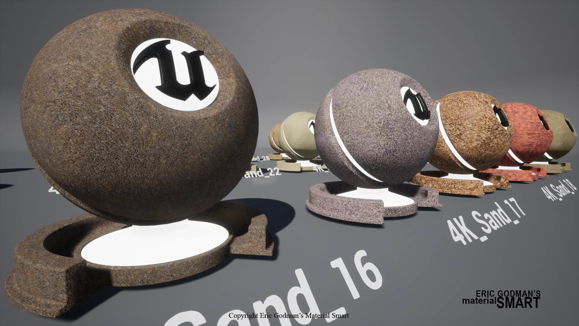 Sand World Aligned Materials 3D model_12