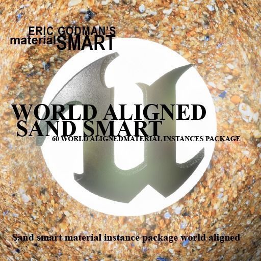 Sand World Aligned Materials 3D model_3
