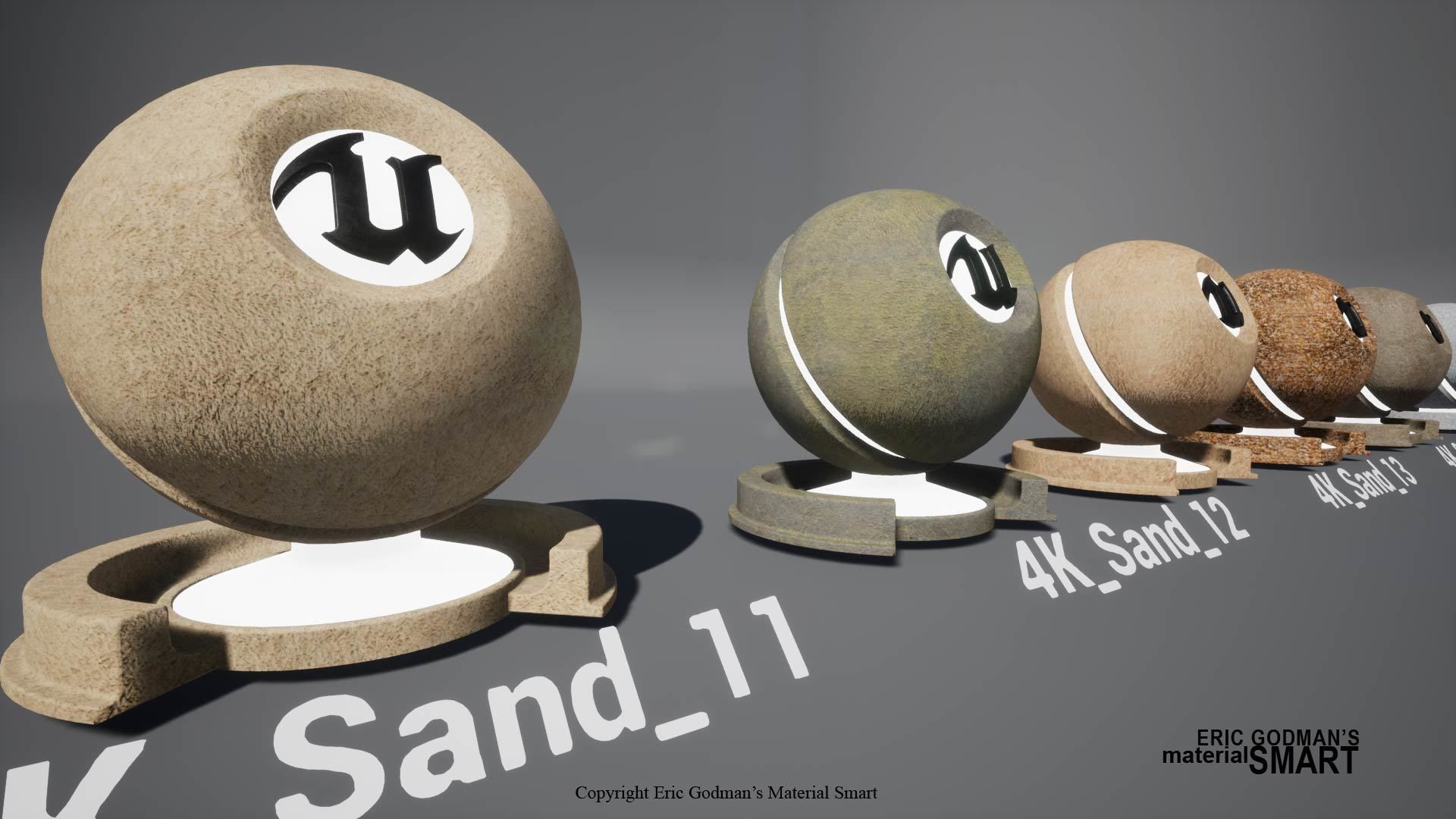 Sand World Aligned Materials 3D model_10