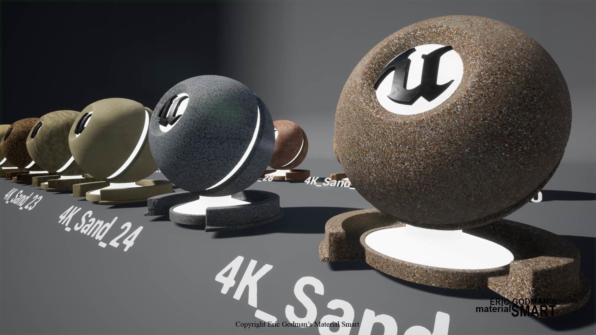 Sand World Aligned Materials 3D model_13