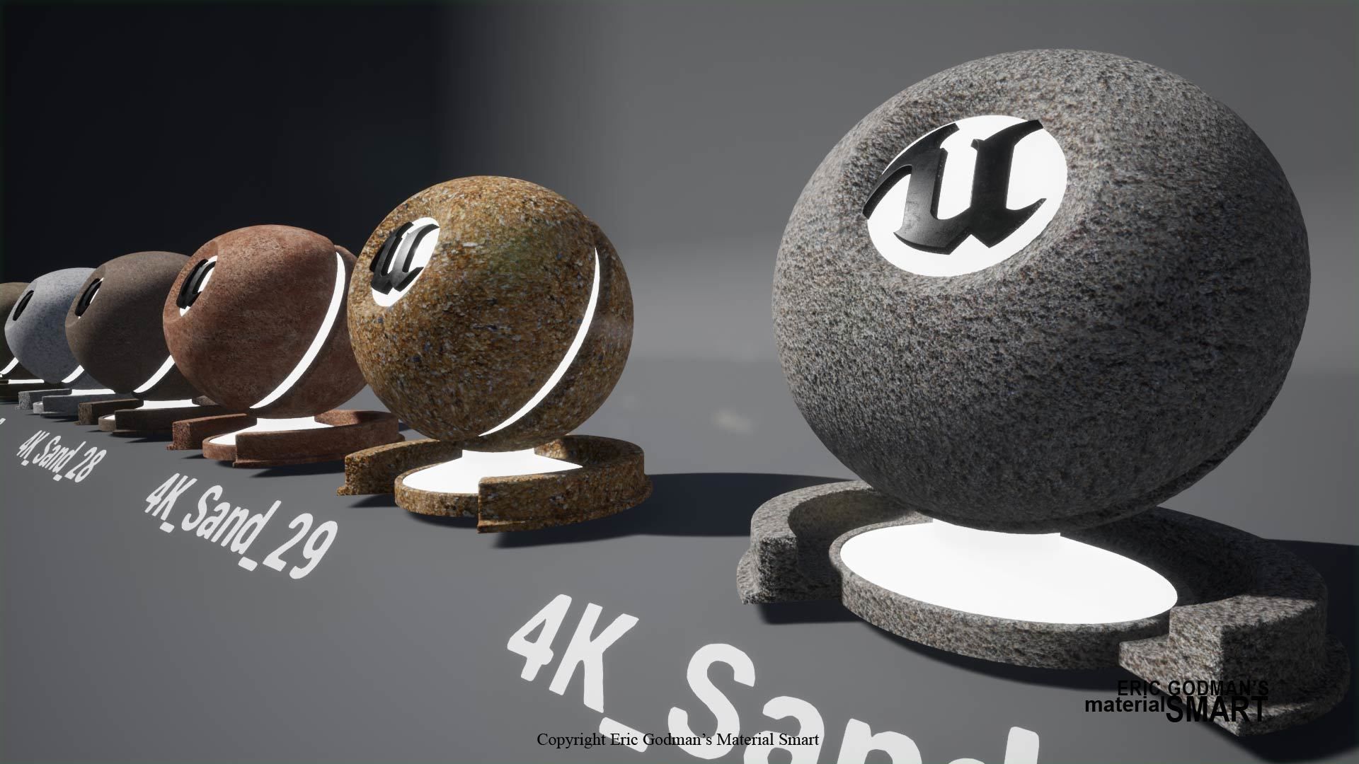 Sand World Aligned Materials 3D model_16