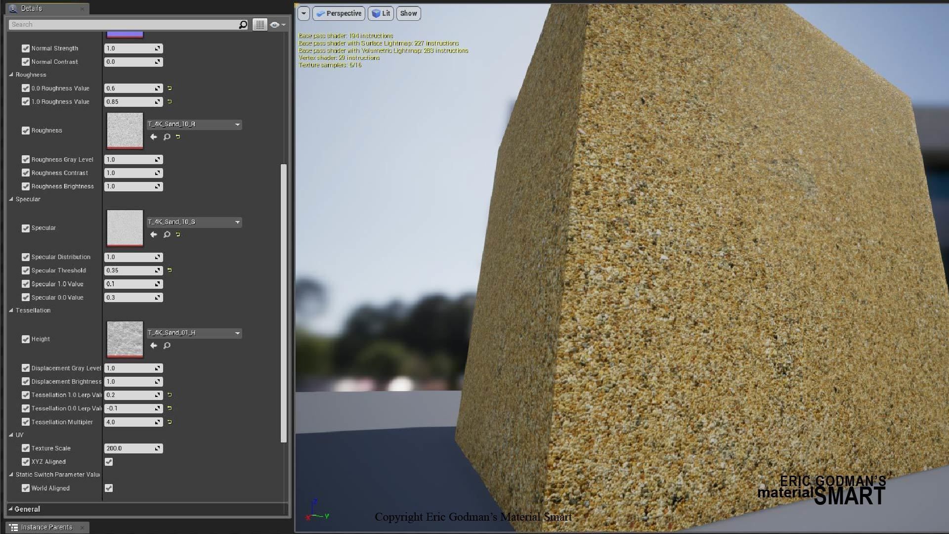 Sand World Aligned Materials 3D model_19