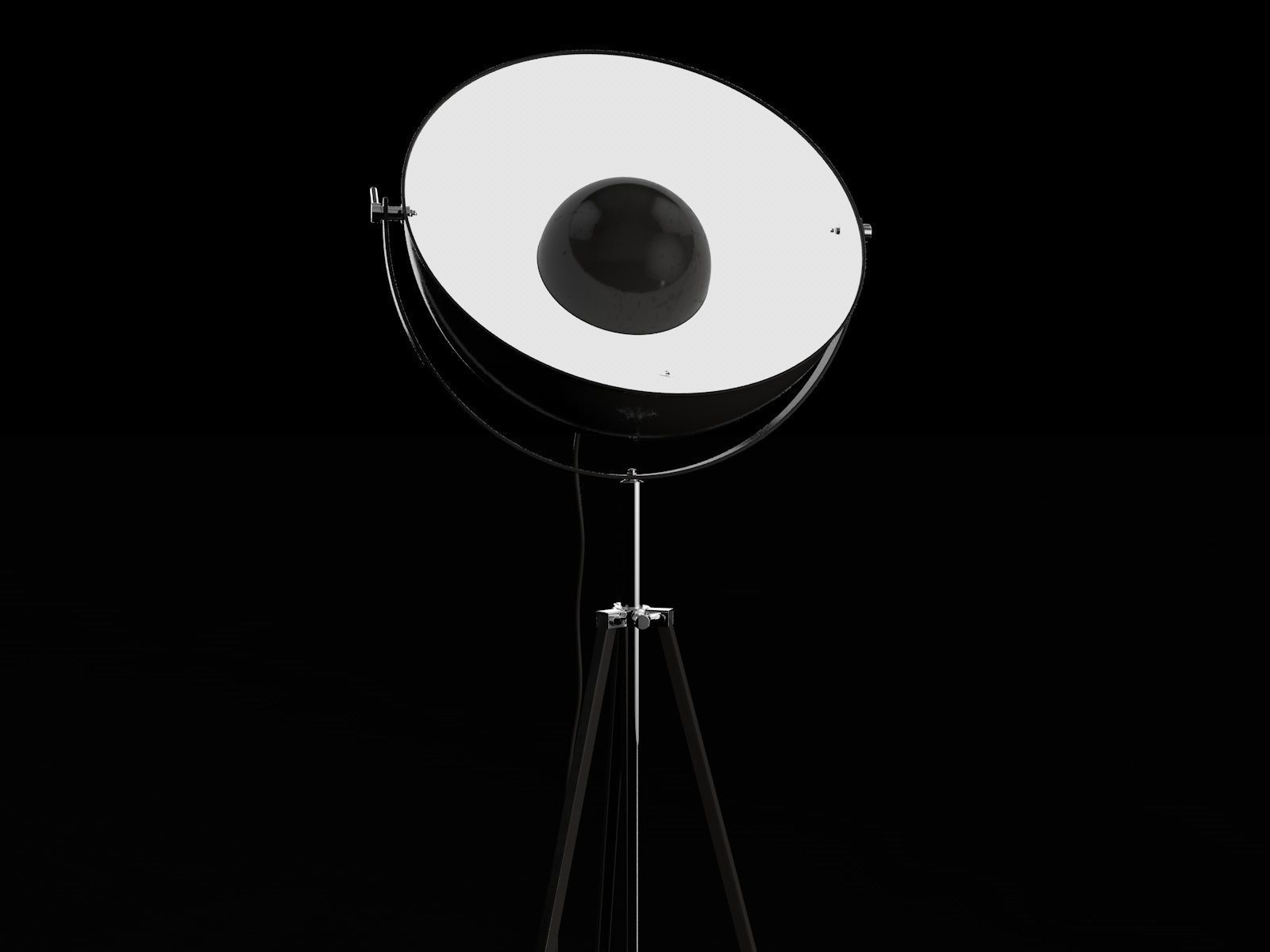Realistic Studio Lamp Modeling 3D model_3