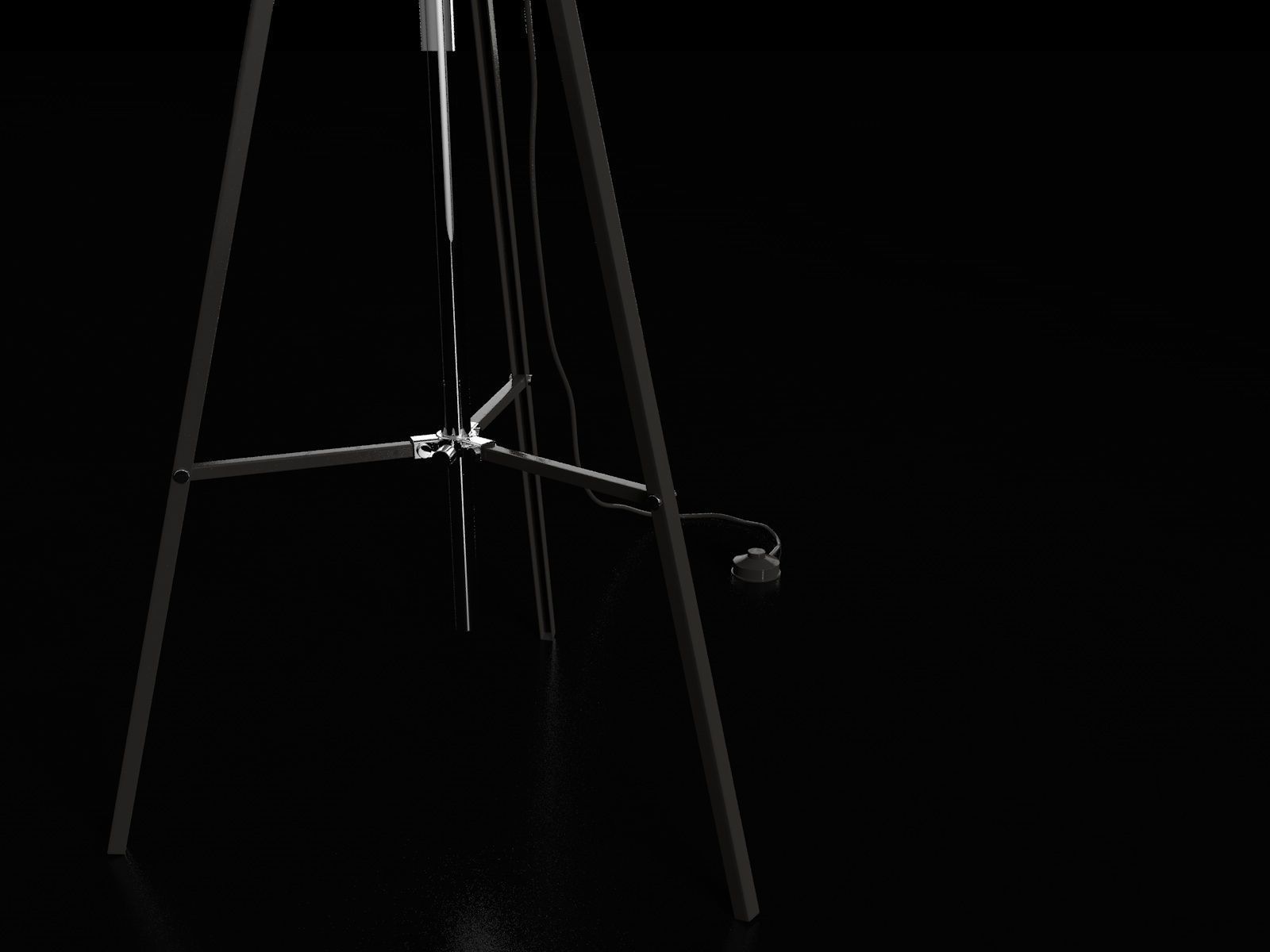 Realistic Studio Lamp Modeling 3D model_2