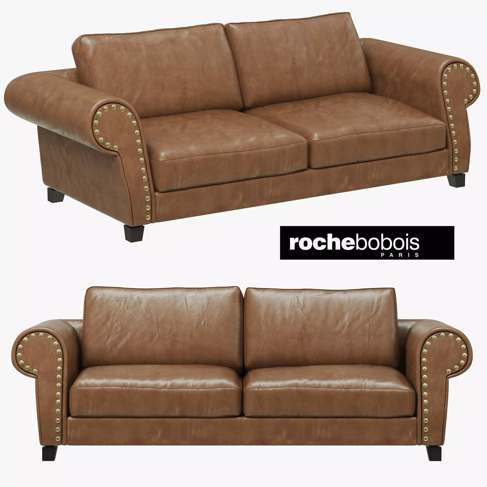 Roche Bobois VARIATIONS LARGE 3-SEAT SOFA 3D model_0