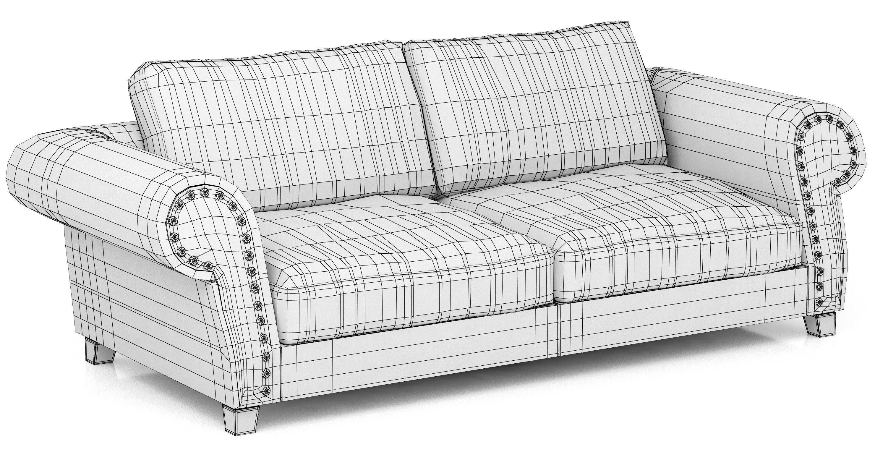 Roche Bobois VARIATIONS LARGE 3-SEAT SOFA 3D model_9