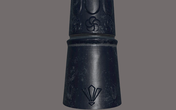 Street Lamp PBR Free 3D model_6