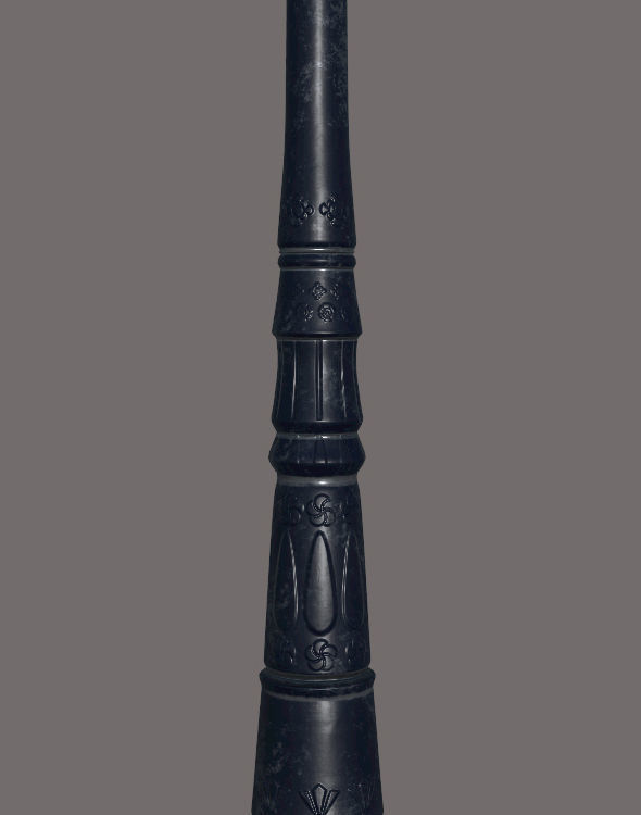 Street Lamp PBR Free 3D model_4
