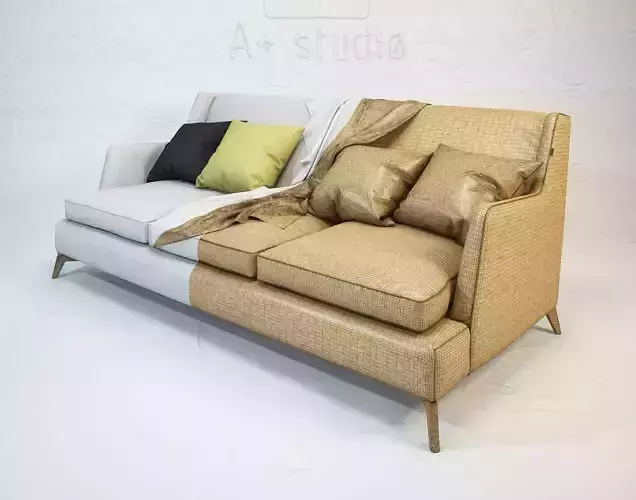 VIBIEFFE Class 680 sofa 3D model