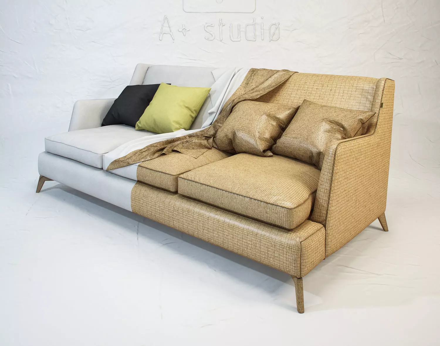 VIBIEFFE Class 680 sofa 3D model_0