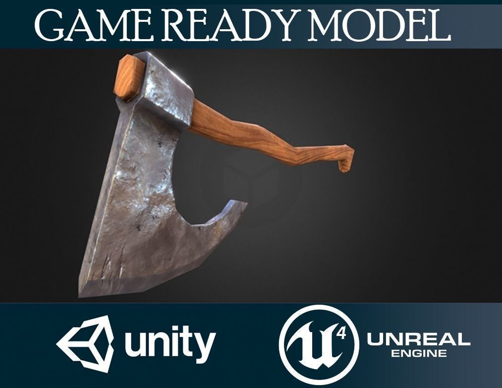 Weapon collection Low-poly 3D model_6