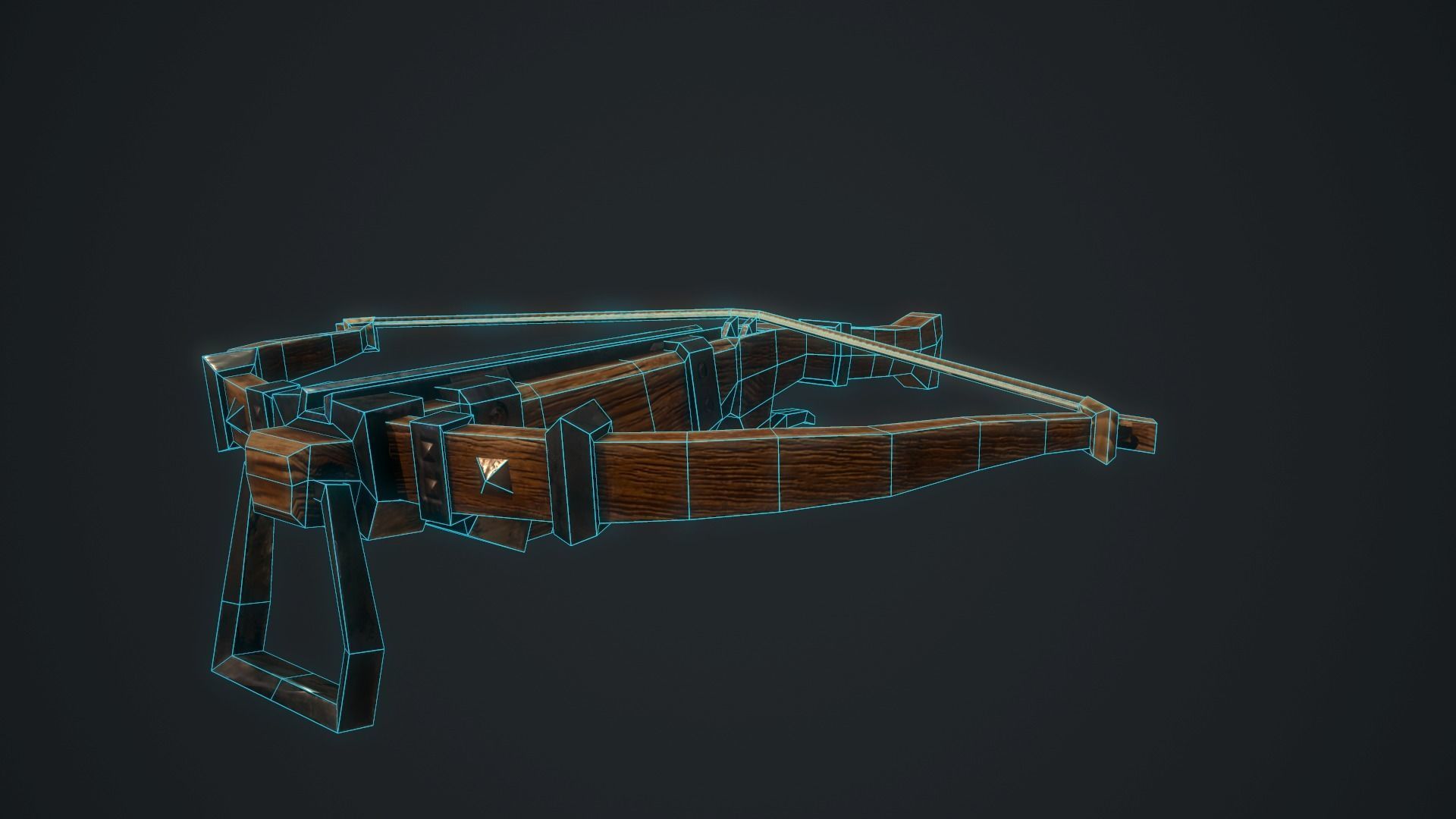 Weapon collection Low-poly 3D model_13