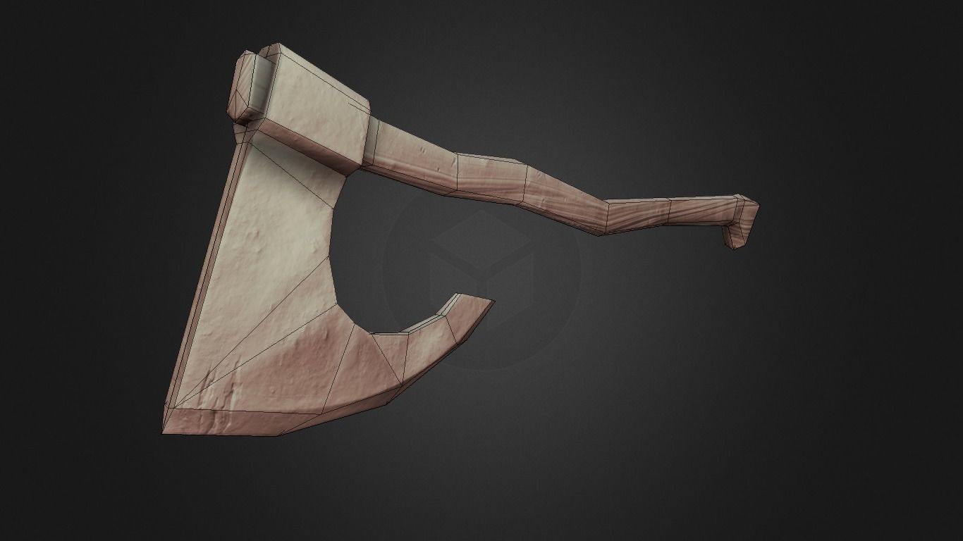 Weapon collection Low-poly 3D model_12
