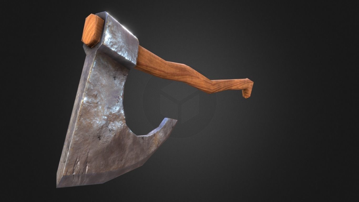 Weapon collection Low-poly 3D model_11