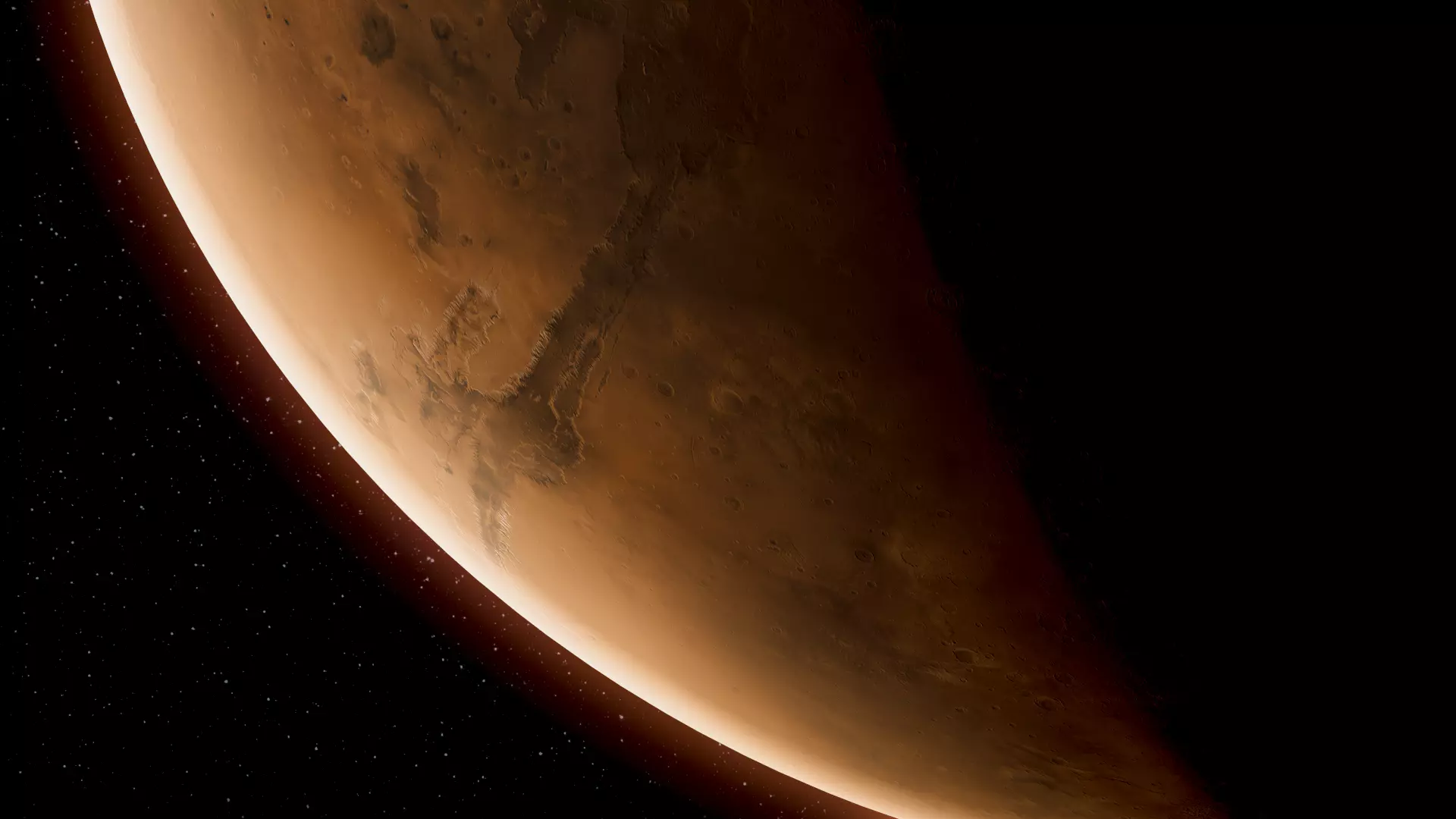 Mars photorealistic 3D model