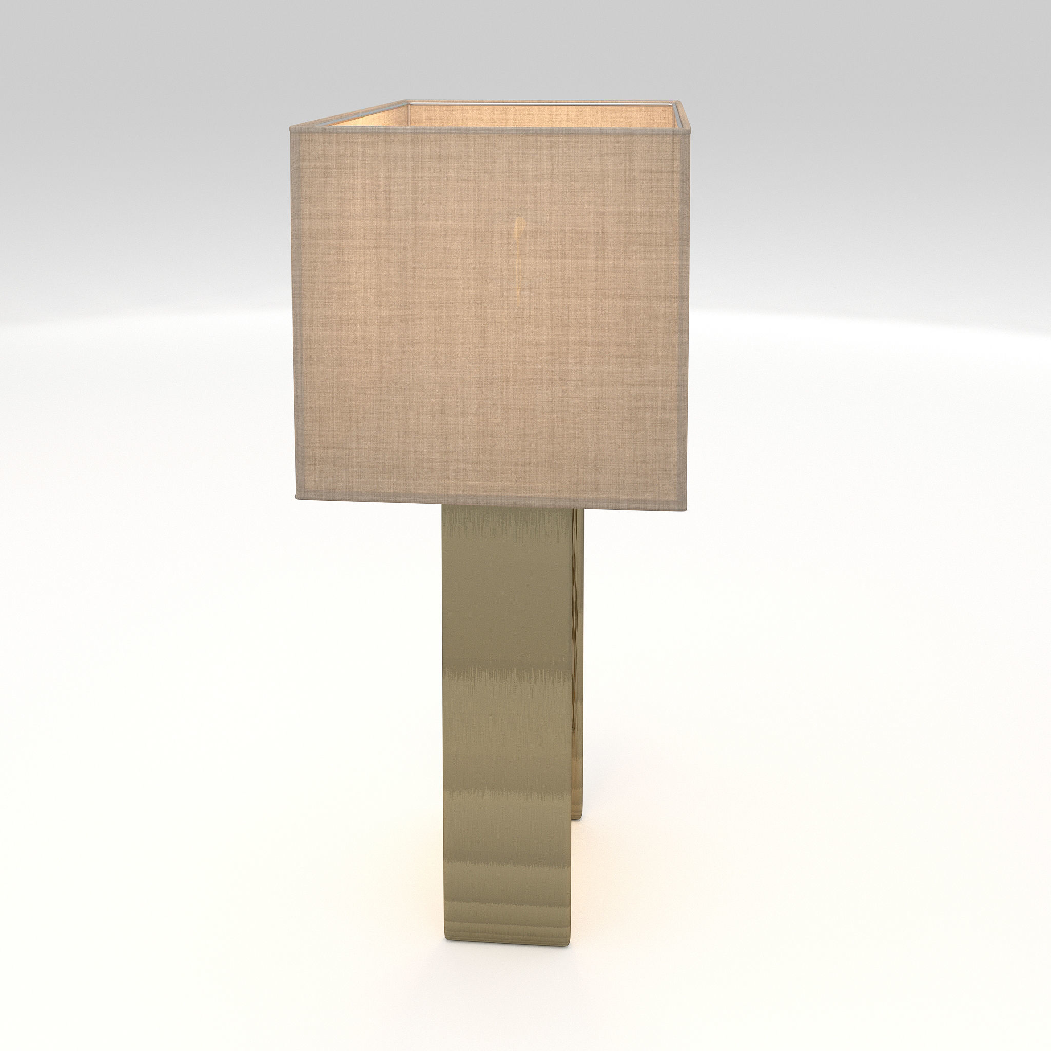 Restoration Hardware BEAM TABLE LAMP 3D model_5