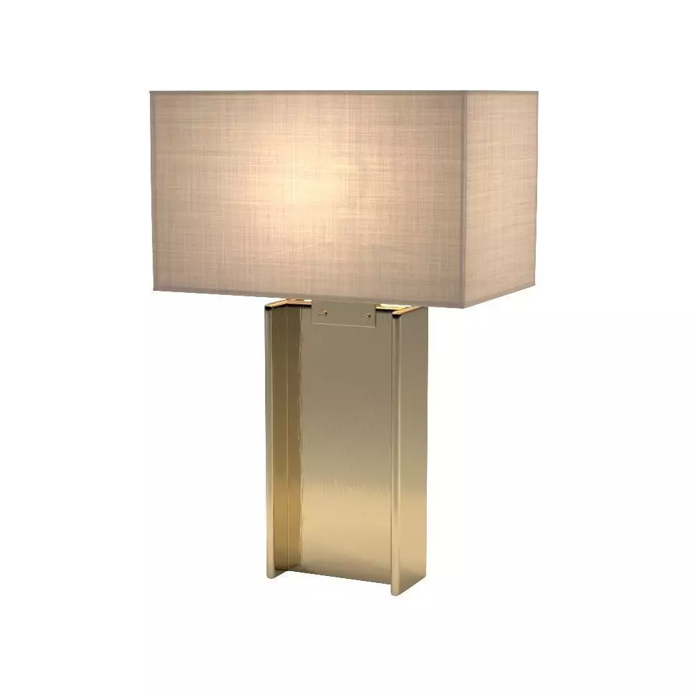 Restoration Hardware BEAM TABLE LAMP 3D model_0