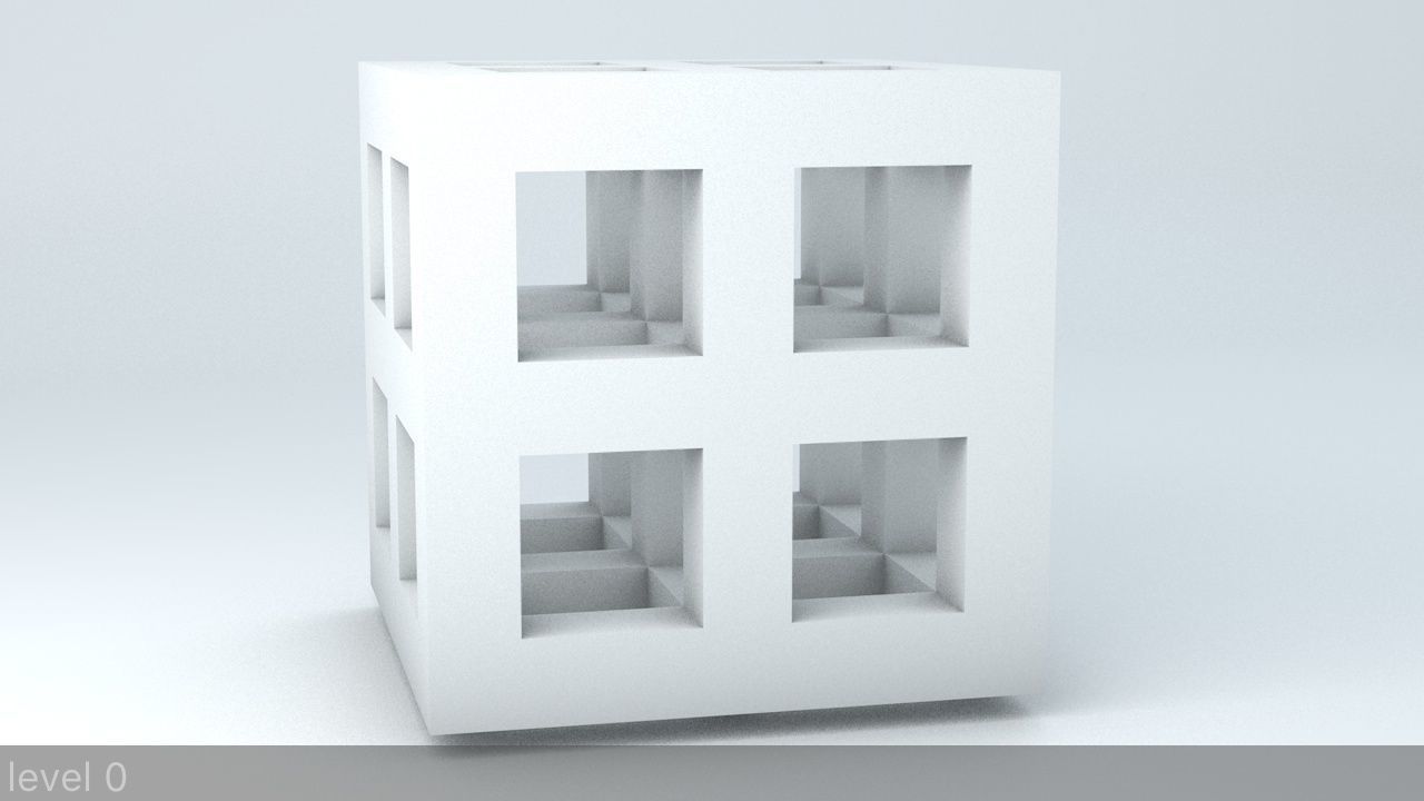 Sci-Fi Shapes - The Quadron 3D model_4