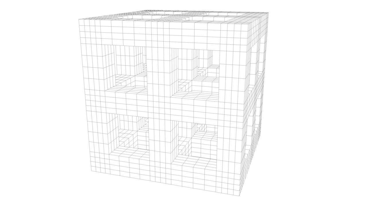 Sci-Fi Shapes - The Quadron 3D model_9