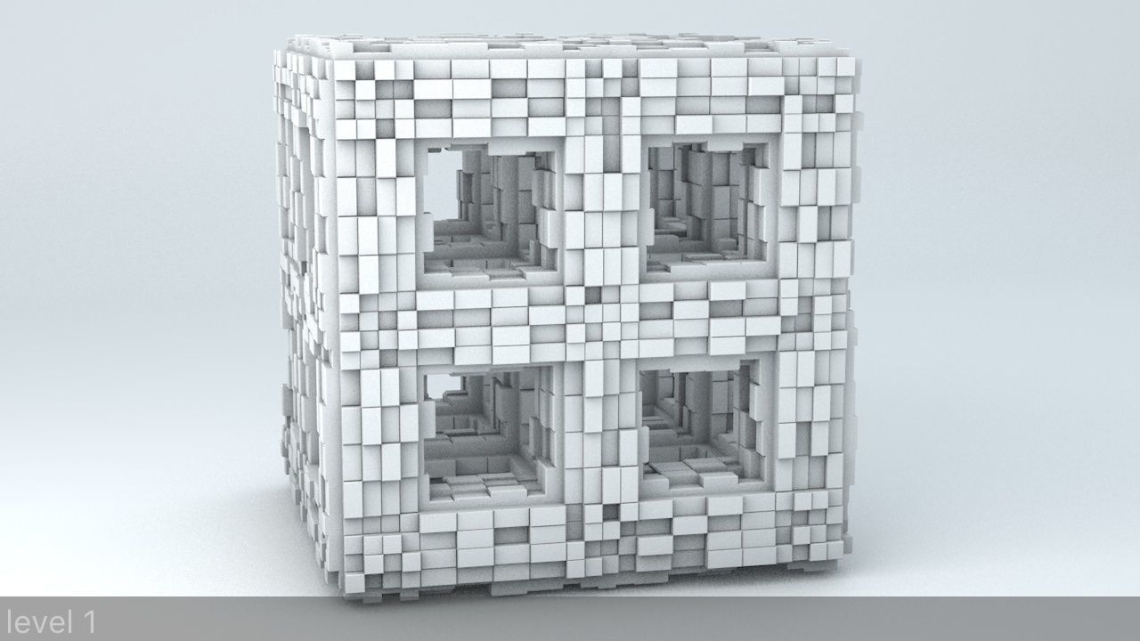 Sci-Fi Shapes - The Quadron 3D model_5