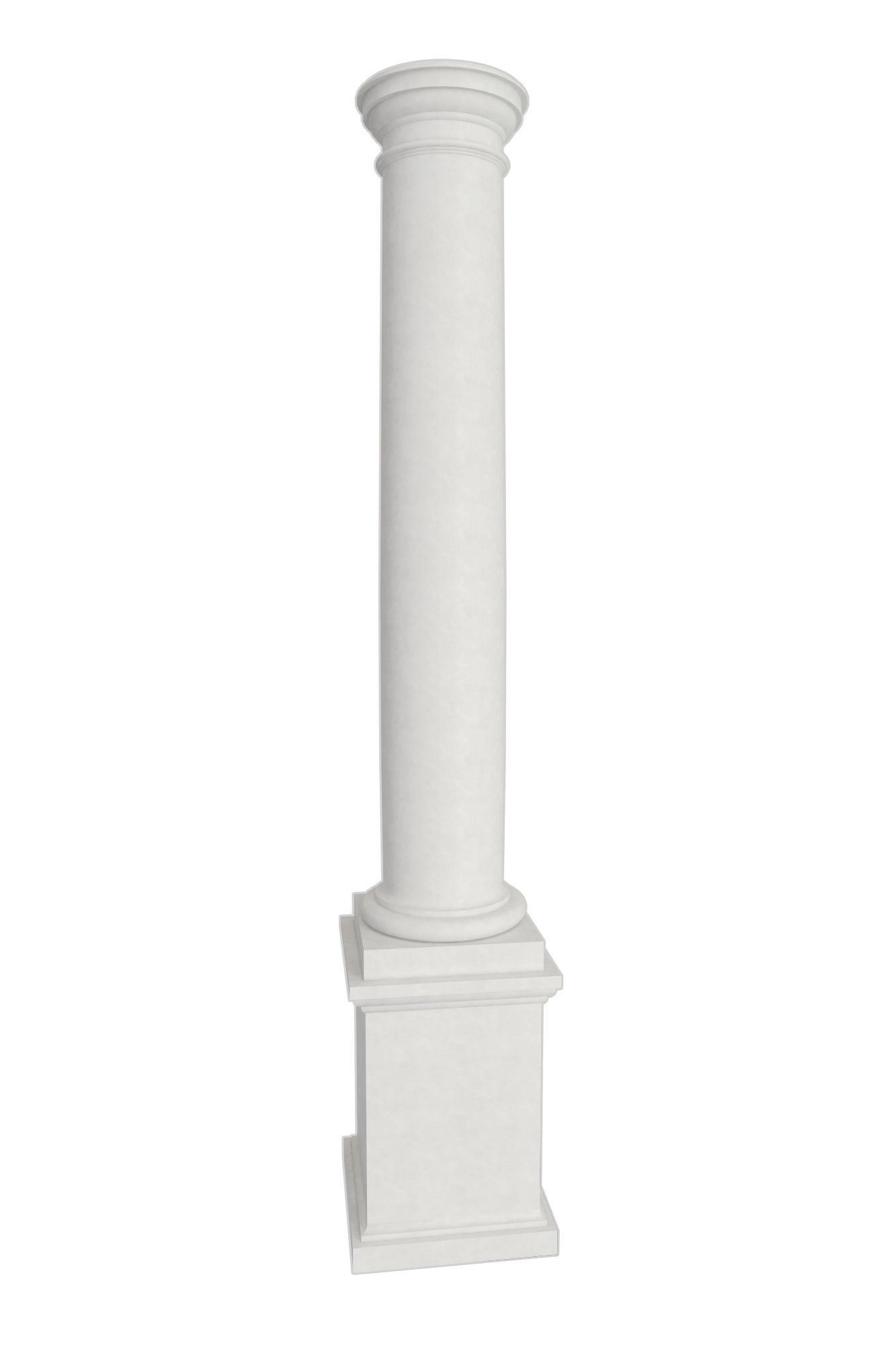 Tuscan Column 3D model_2