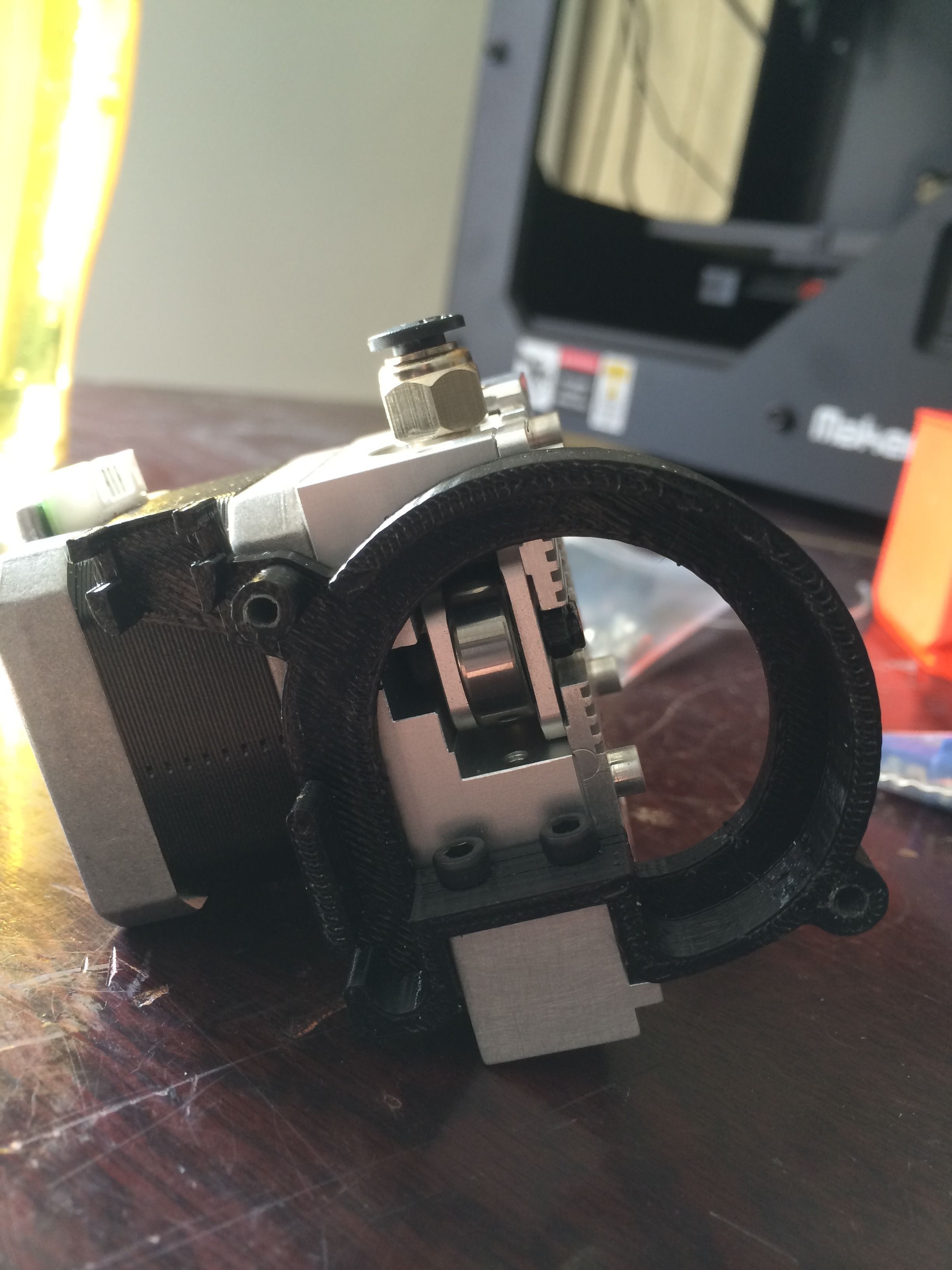 MakerBot replicator 2 extruder conversion 3D model_3