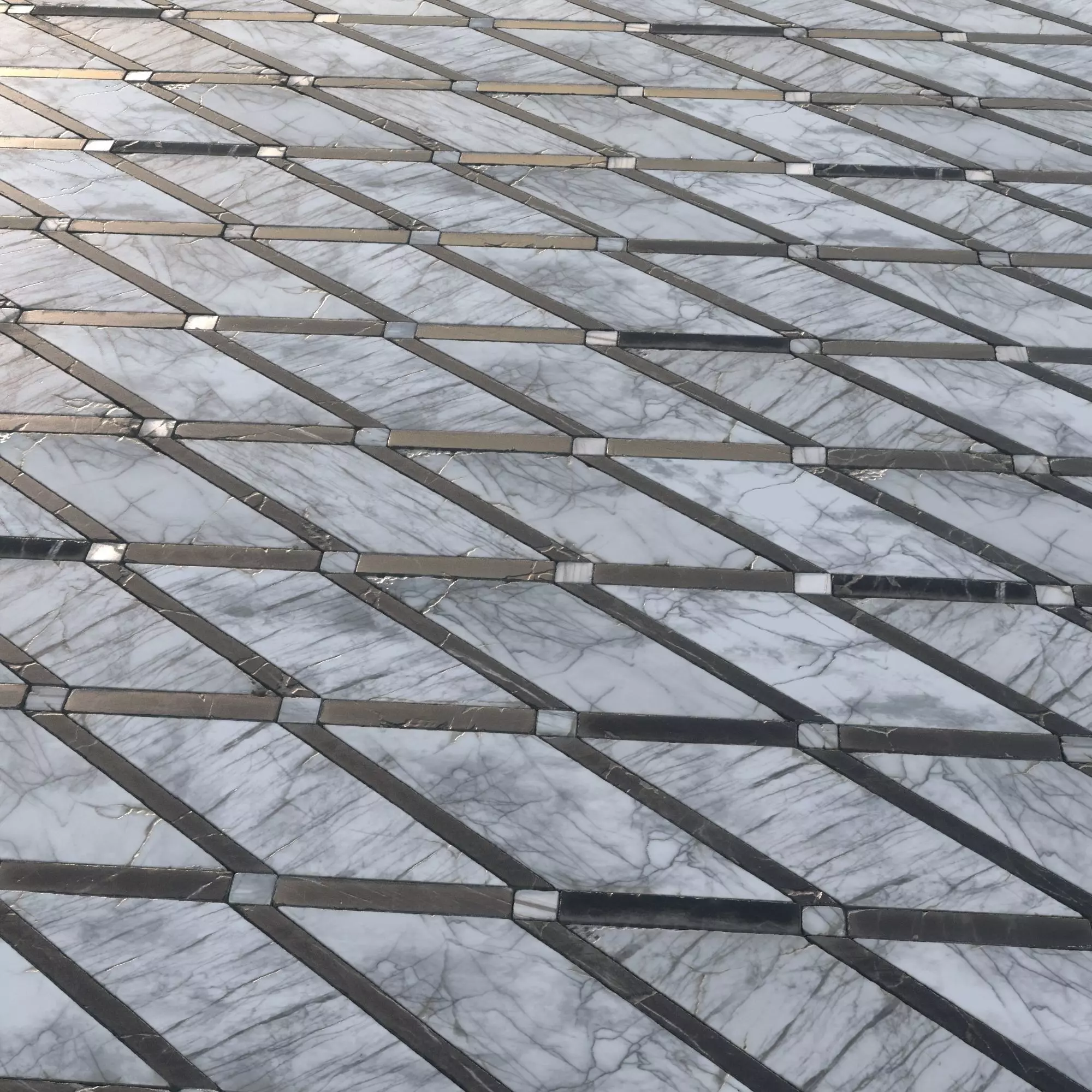 Geometric marble tiles material Texture_0