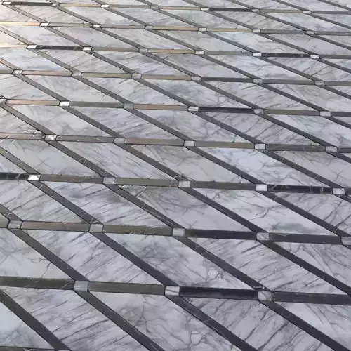 Geometric marble tiles material 