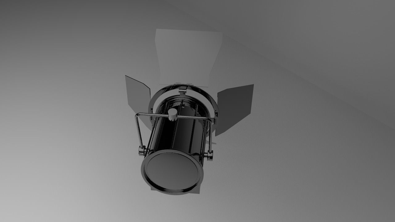 Studio Lamp - studio light 3D model_4