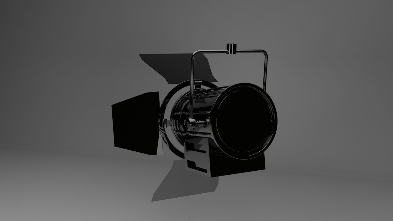 Studio Lamp - studio light 3D model_2