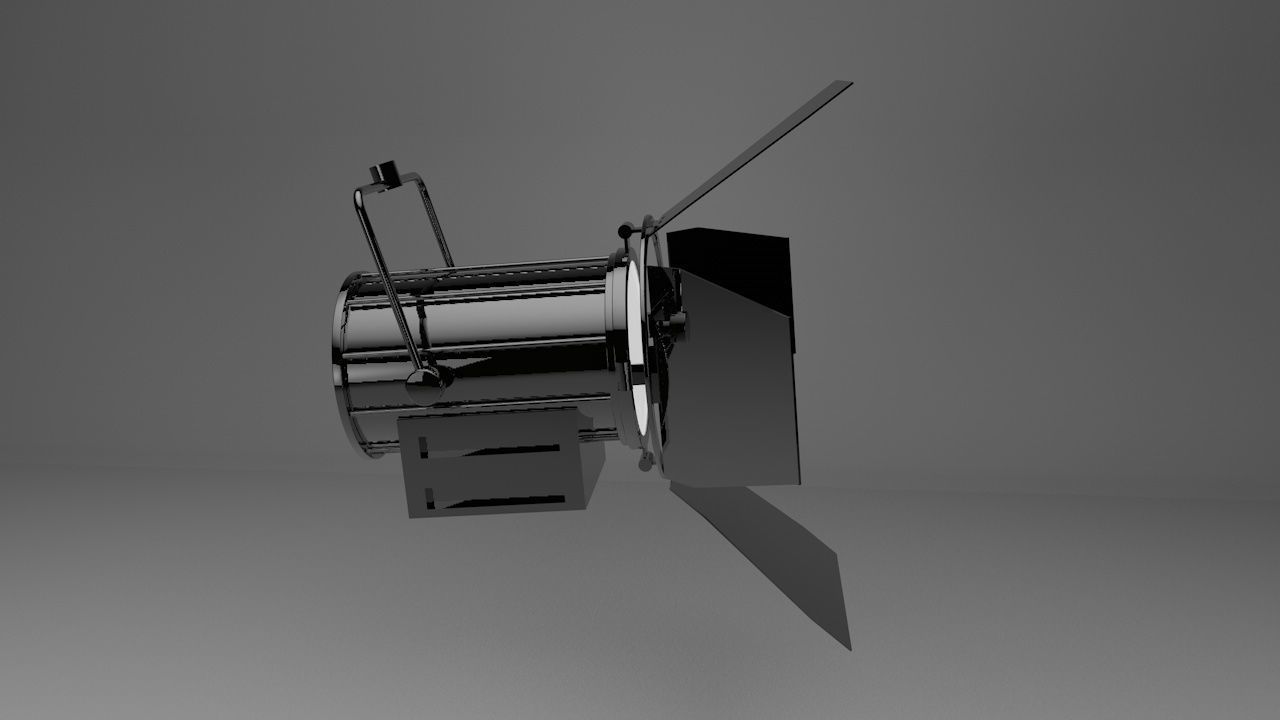 Studio Lamp - studio light 3D model_3